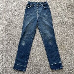 Vintage Chic mom jeans Womens Size 8/9 Dark wash high rise Slim Straight Leg